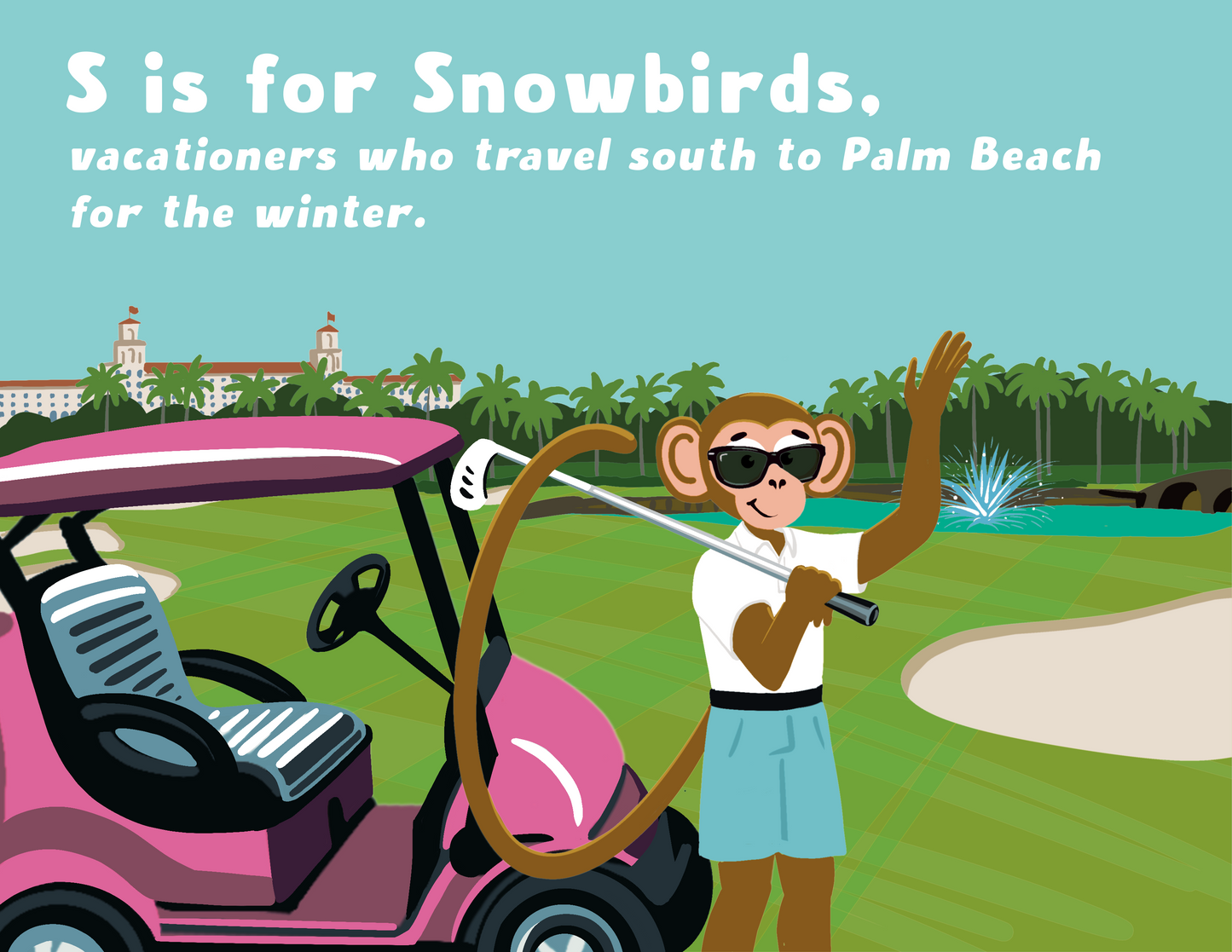 WHOLESALE: P is for Palm Beach Illustrated Children's Book