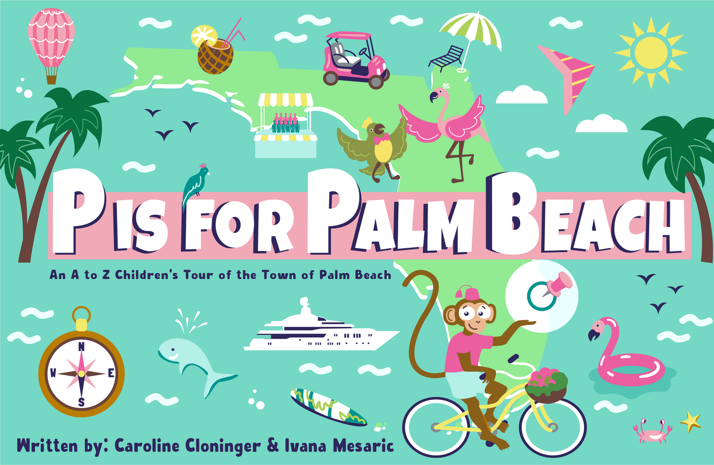 P is for Palm Beach Illustrated Children's Book